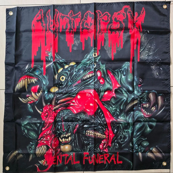 AUTOPSY - MENTAL FUNERAL FLAG