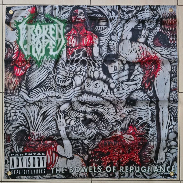 BROKEN HOPE - THE BOWELS OF REPUGNANCE FLAG
