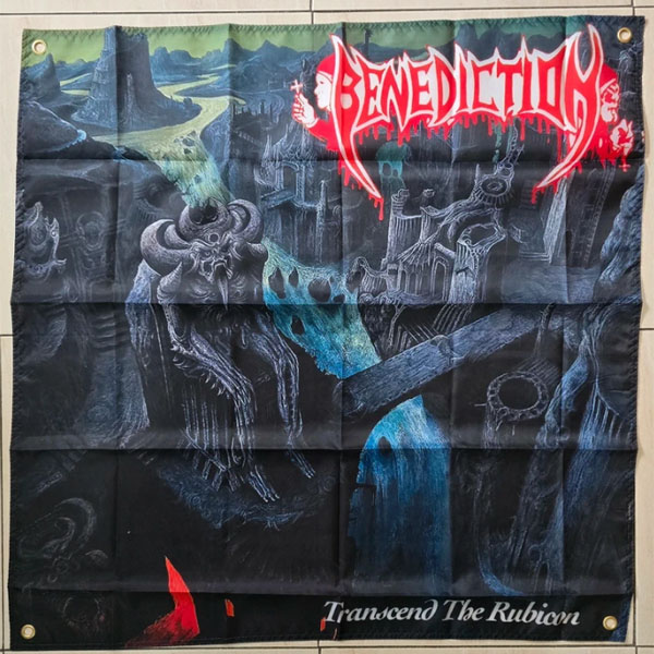 BENEDICTION - TRANSCEND THE RUBICON FLAG