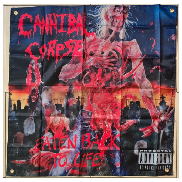 CANNIBAL CORPSE - EATEN BACK TO LIFE FLAG