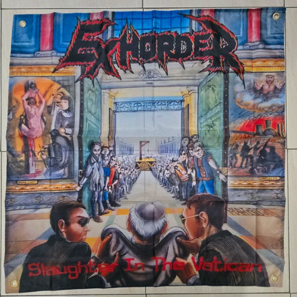 EXHORDER - SLAUGHTER IN THE VATICAN FLAG