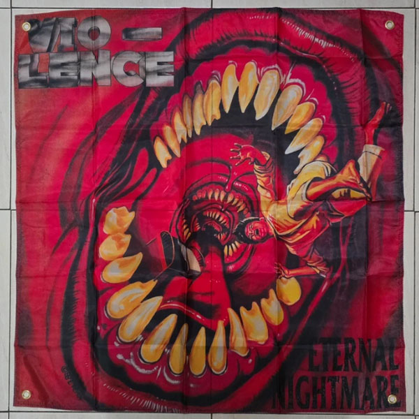 VIOLENCE - ETERNAL NIGHTMARE BACK FLAG